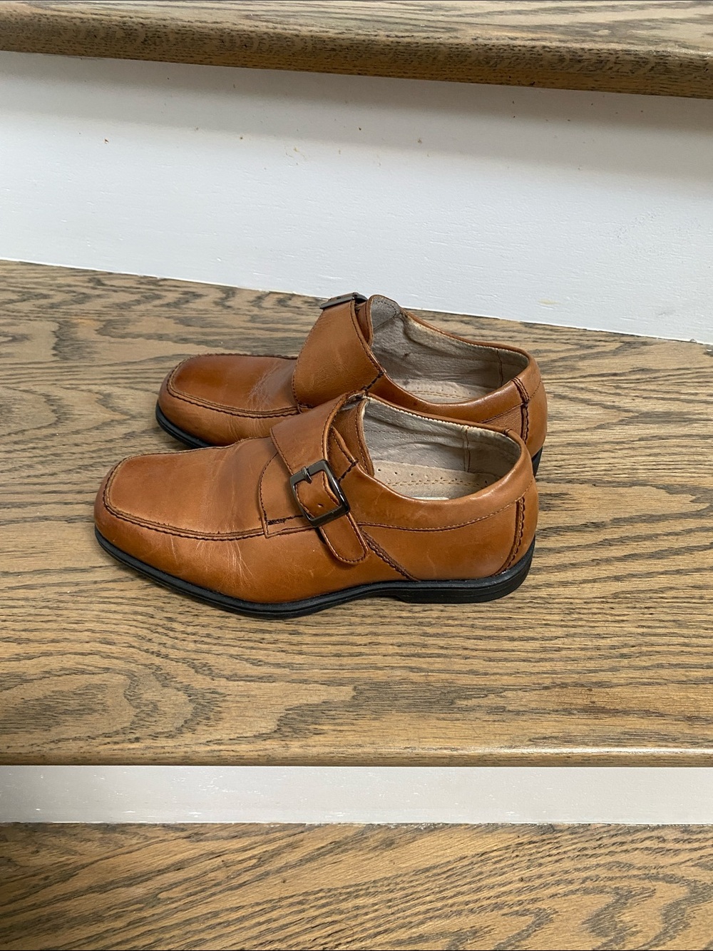 Florsheim boys Leather Single Monk Strap dress shoes - Picture 2 of 8